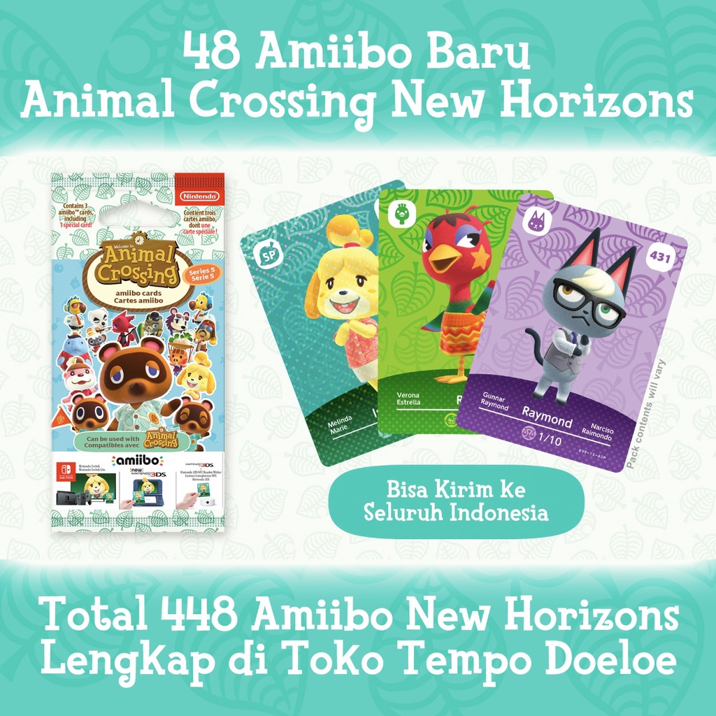 Jual Animal Crossing Amiibo Card Custom Clone By Request Full Stiker | Shopee Indonesia