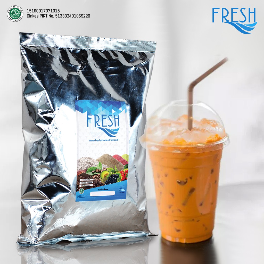 Bubuk Thai Tea Serbuk Minuman Original Fresh Powder Drink 1 KG Shopee