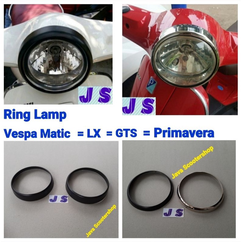 lamplist Jual Head Lamp / List Lampu Vespa / Ring Lampu / Aksesoris Vespa Indonesia|Shopee Indonesia