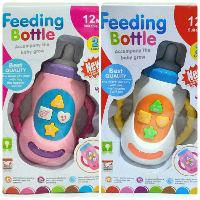 Jual Mainan Bayi Feeding Bottle Musical Toy Botol Bayi Dot Mainan Musik Lampu Edukasi Anak | Shopee Indonesia