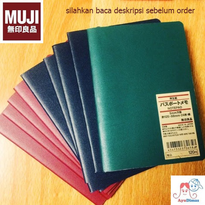 Jual MUJI Passport Memo / Notepads / Note book / Paspor Buku Notes
