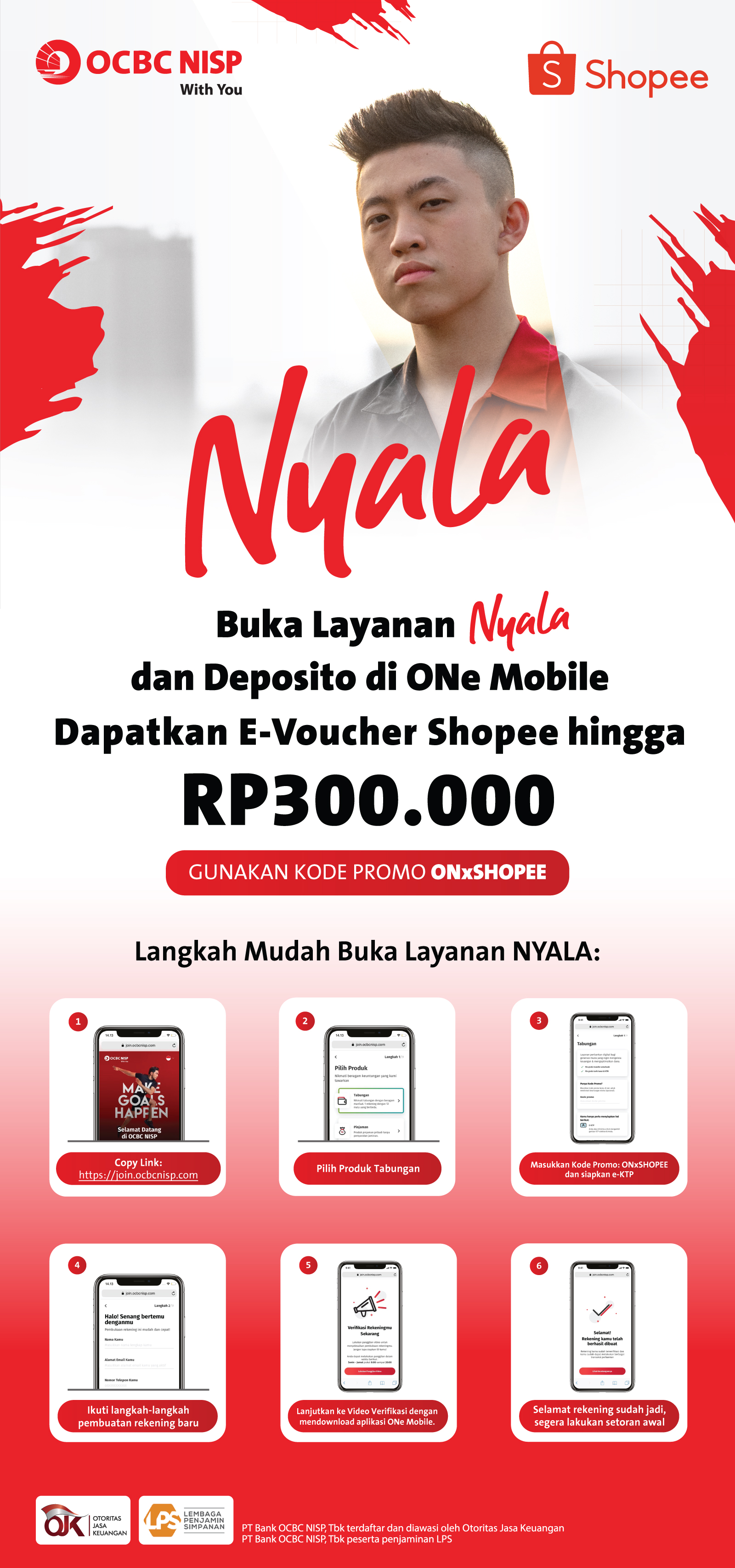 Buka Layanan Nyala dan Deposito Dapat EVoucher Shopee
