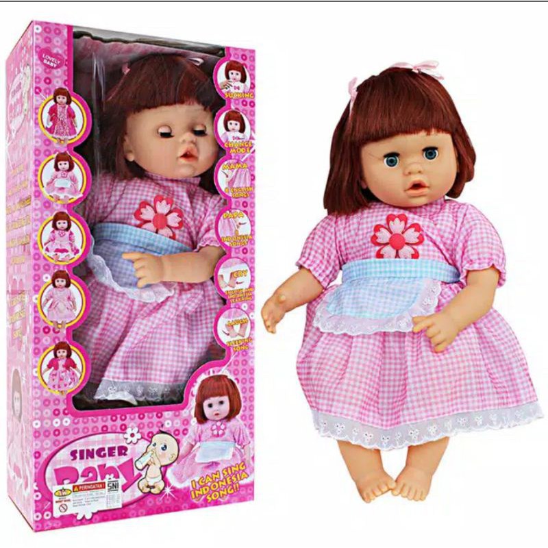 Jual Boneka Bayi Lovely Baby Singer Boneka Bisa Bicara Mainan Anak Perempuan Boneka Susan Indonesia|Shopee Indonesia