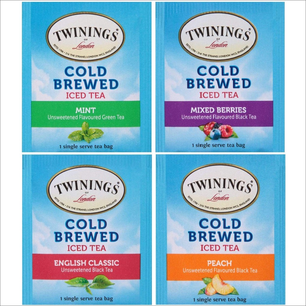 Jual TWININGS TEA COLD BREWED ICED TEA SINGLE SERVE TEA BAGS Shopee