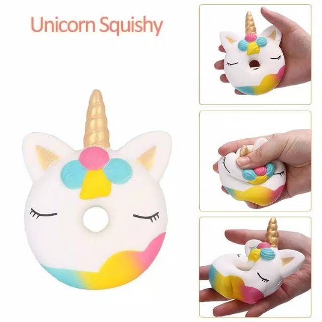 Jual Unicorn Squishy Donat Skuisi Squisi Mainan Anak Slow Hadiah Ulang Tahun Indonesia|Shopee Indonesia