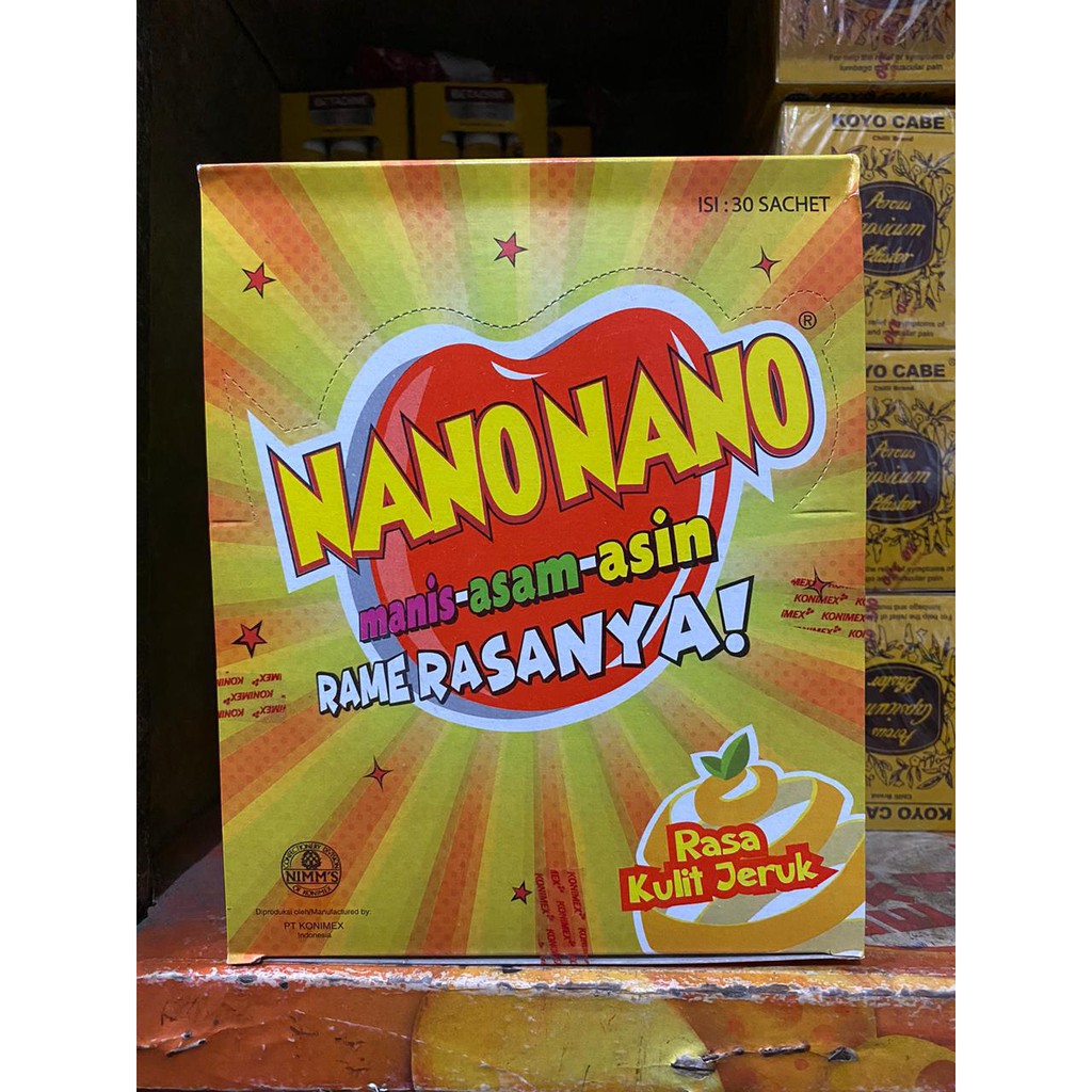 Jual Permen Nano Nano PAK ( isi 30 ) Shopee Indonesia