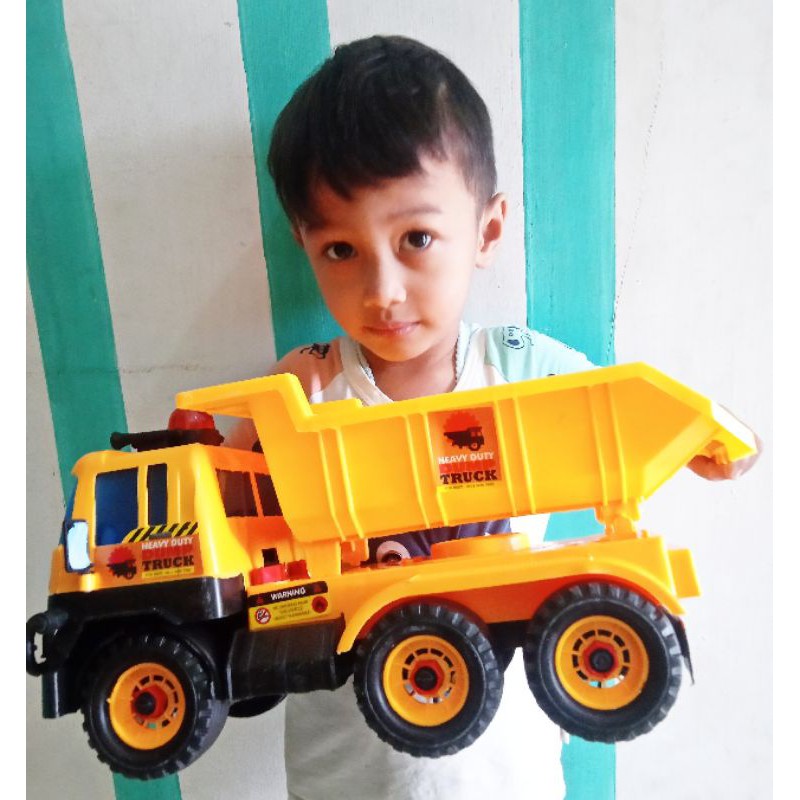 Jual Mainan Anak Mobil Truk Pasir Besar, Dump Truck, Truk Konstruksi. | Shopee Indonesia