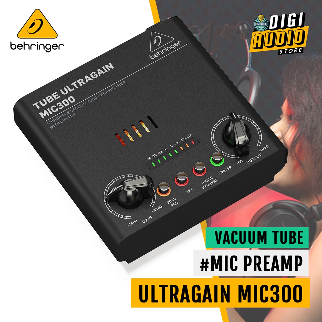 Jual Microphone Preamp Tabung BEHRINGER MIC 300 Mic & Instrumen