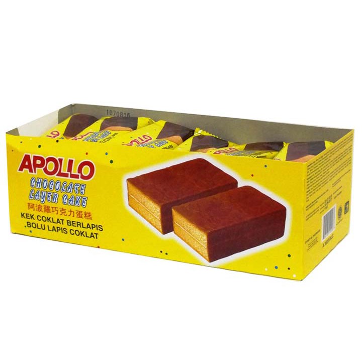Jual Biscuit Apollo Layer Cake Coklat 24`S A3020 Maju Bersama | Shopee Indonesia