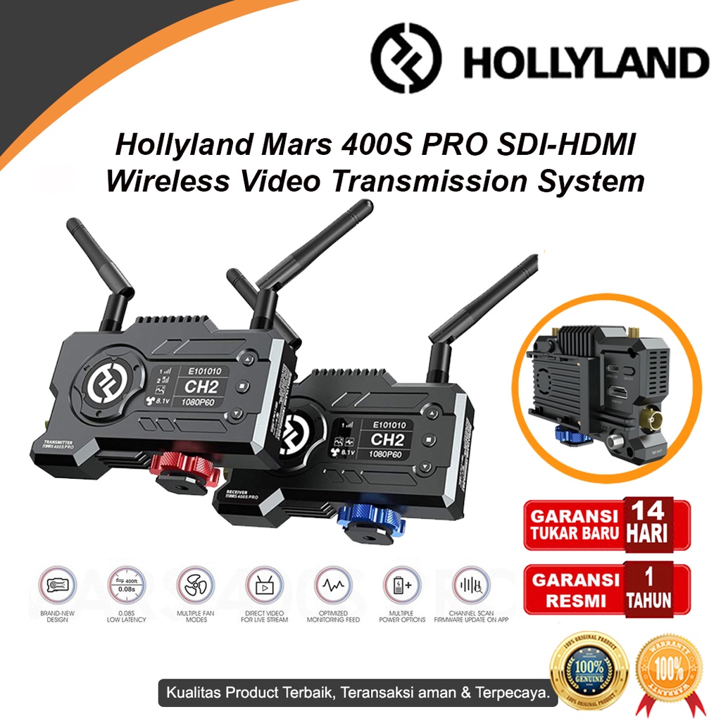 Jual Hollyland Mars 400S Wireless Video Transmission GARANSI RESMI