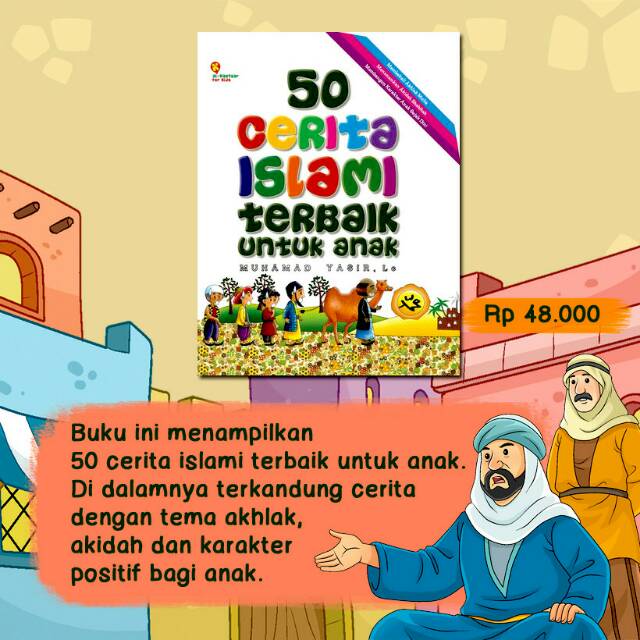 Buku cerita anaka islami 50 cerita anak terbaik best seller | Shopee  Indonesia