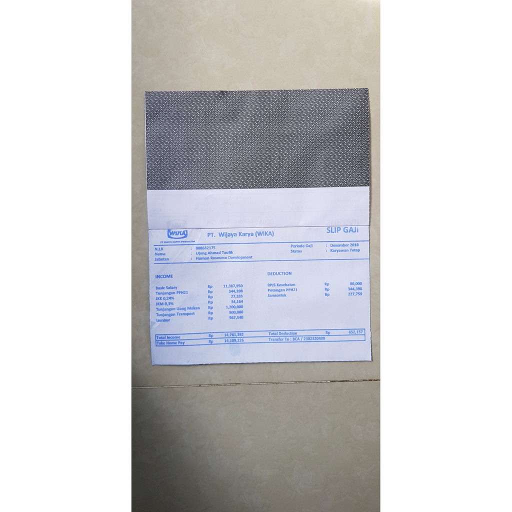 Slip Gaji Carbonize Shopee Indonesia