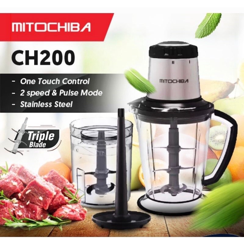 Jual Mitochiba CH200 Food Chopper Kapasitas 2 Liter Blender