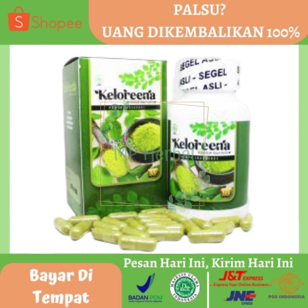 Keloreena Kapsul Isi 50&100 Kapsul Obat Sakit Maag, Obat Nyeri Haid