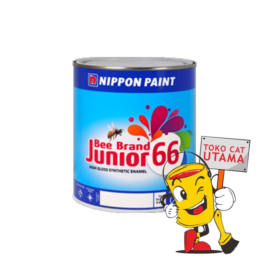 Jual Nippon Paint Bee Brand Junior 66 Cat Kayu dan Besi 0.94 Ltr