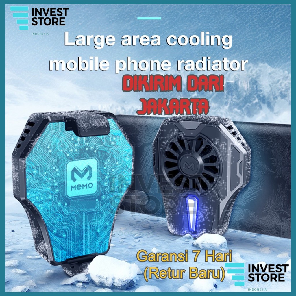 Original Memo DL01 Fancooler Radiator Pendingin HP