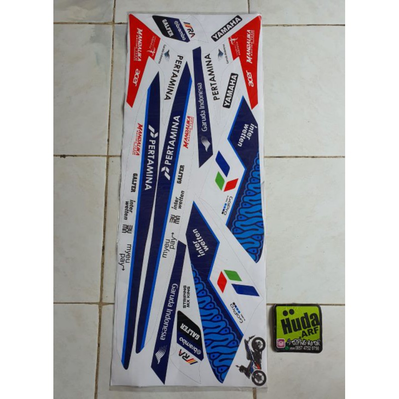 Jual Striping/Sticker lis Variasi Yamaha Mx king Mandalika Indonesia