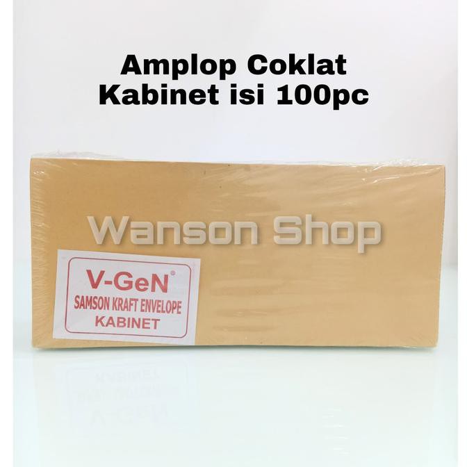 Jual New01 Amplop Coklat Ukuran Kabinet 11 X 24Cm/ Amplop Coklat Samson Kabinet | Shopee Indonesia