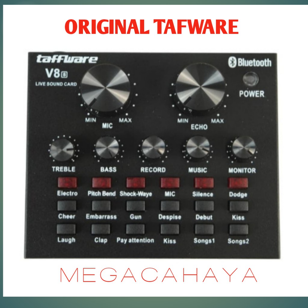 AUDIO SOUNDCARD Taffware Live MIXER V8 HiFi ASMR Audio USB External  Soundcard Mic ALAT MUSIK | Shopee Indonesia