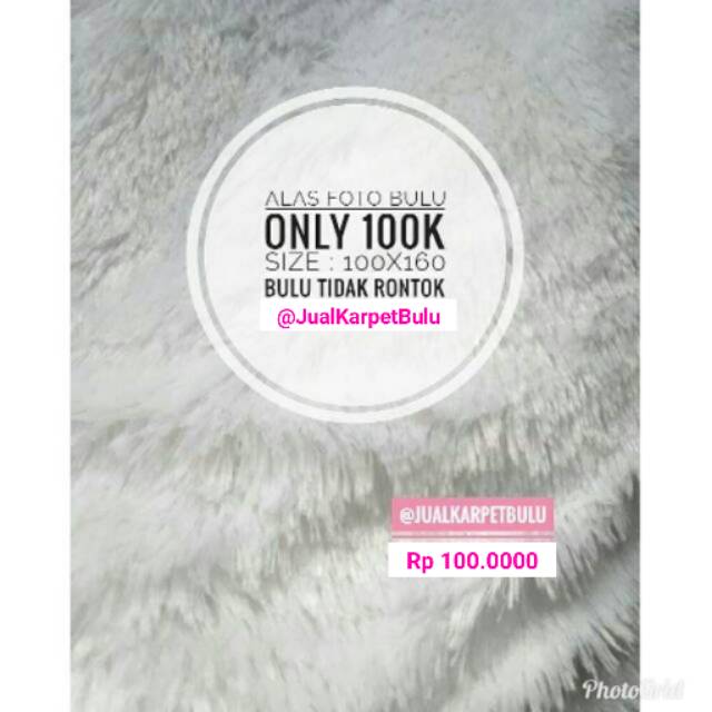 Jual TERLARIS !!! ALAS FOTO KAIN BULU 😍😍 BEST SELLER