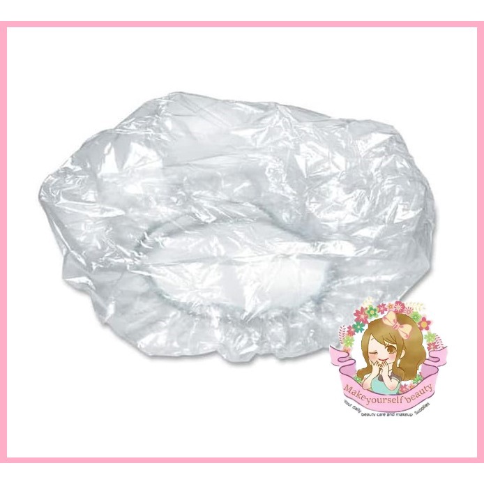 Jual Shower Cap Plastik Bening Clear Head Cap Anti Air Sangat Cocok