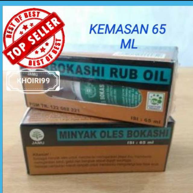 Jual MINYAK OLES BOKASHI 65 ml/MINYAK BOKASHI 65 ML Shopee Indonesia