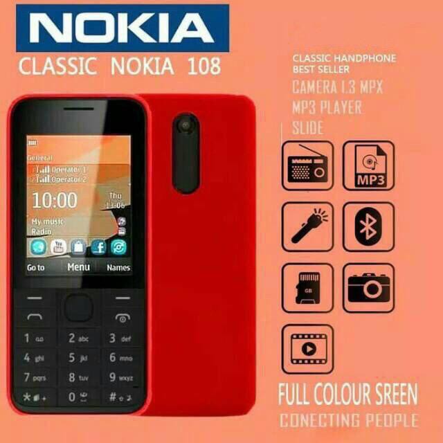 Nokia Jadul Murah Nokia 108 HANDPHONE Nokia108 Shopee