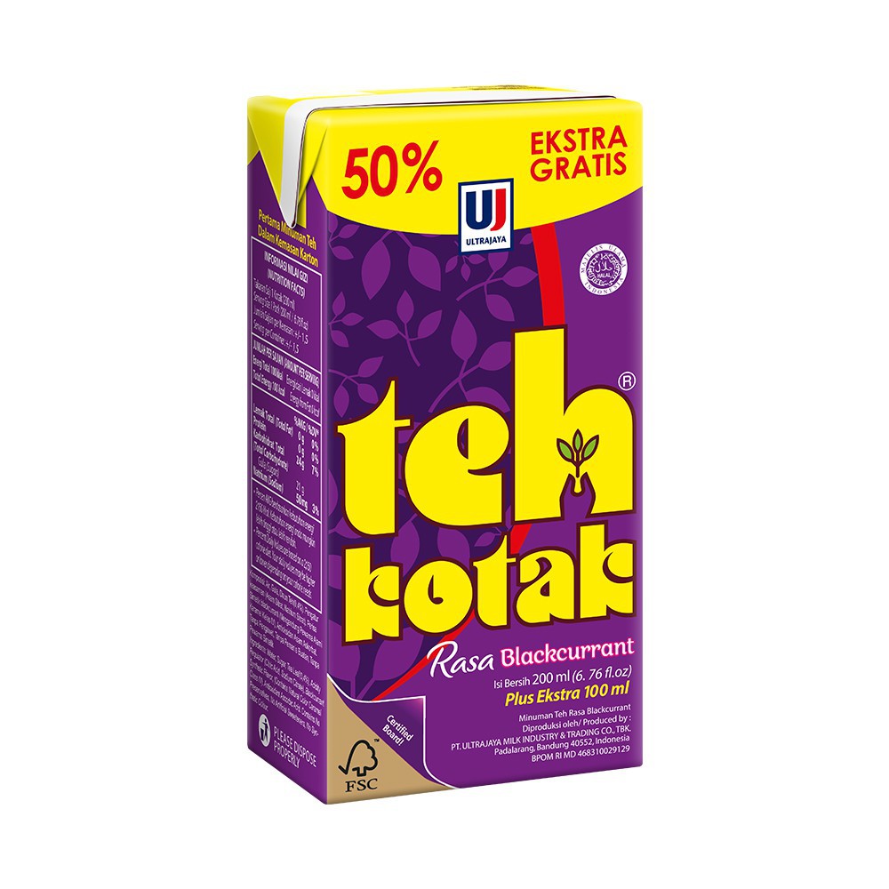 ECERAN Teh Kotak Blackcurrant Tea Teh Rasa Blackcurrant Teh Kotak