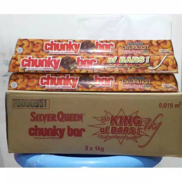 Jual Cokelat Silverqueen Chunky Bar 1Kg Jumbo | Shopee Indonesia