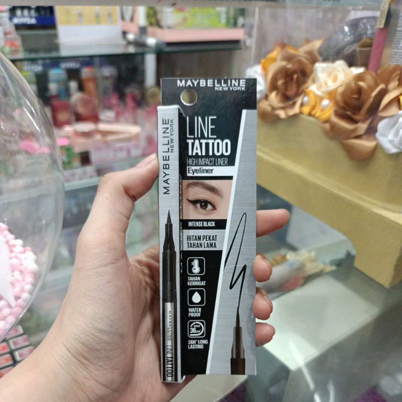 Maybelline LINE TATTOO HIGH IMPACT liner/eyeliner spidol Shopee Indonesia