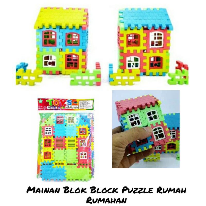 Jual Mainan Anak Puzzle Susun Rumah No 333 | Shopee Indonesia