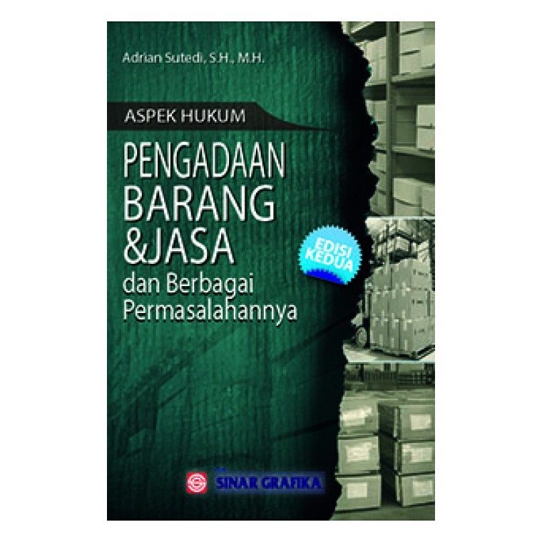 Jual Aspek Hukum Pengadaan Barang dan Jasa dan Berbagai Permasalahannya  Edisi Kedua - Adrian Sutedi Indonesia|Shopee Indonesia