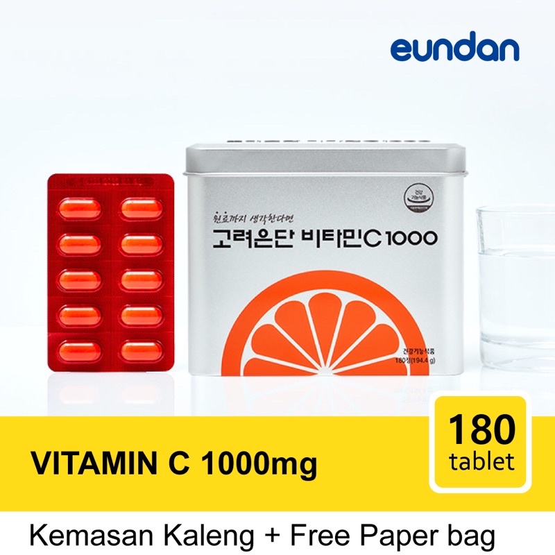 Jual [Official] Korea Eundan Vitamin C 1000 180 Tablet Shopee Indonesia