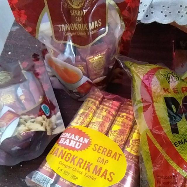 Serbat Jahe Jangkrik Mas kemasan pouch Shopee Indonesia