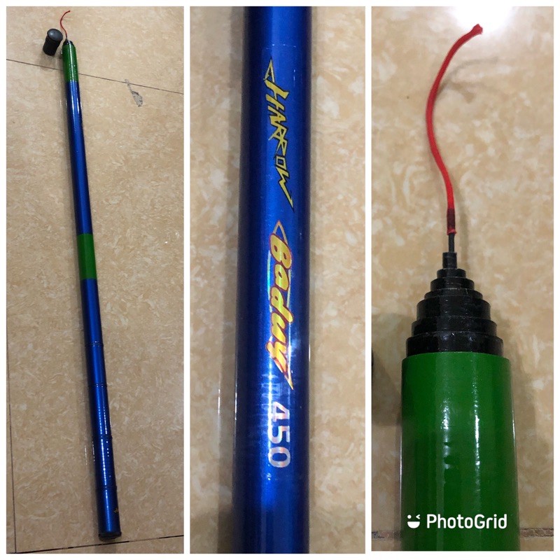 Joran tegek murah Harrow bahan fiber action lentur