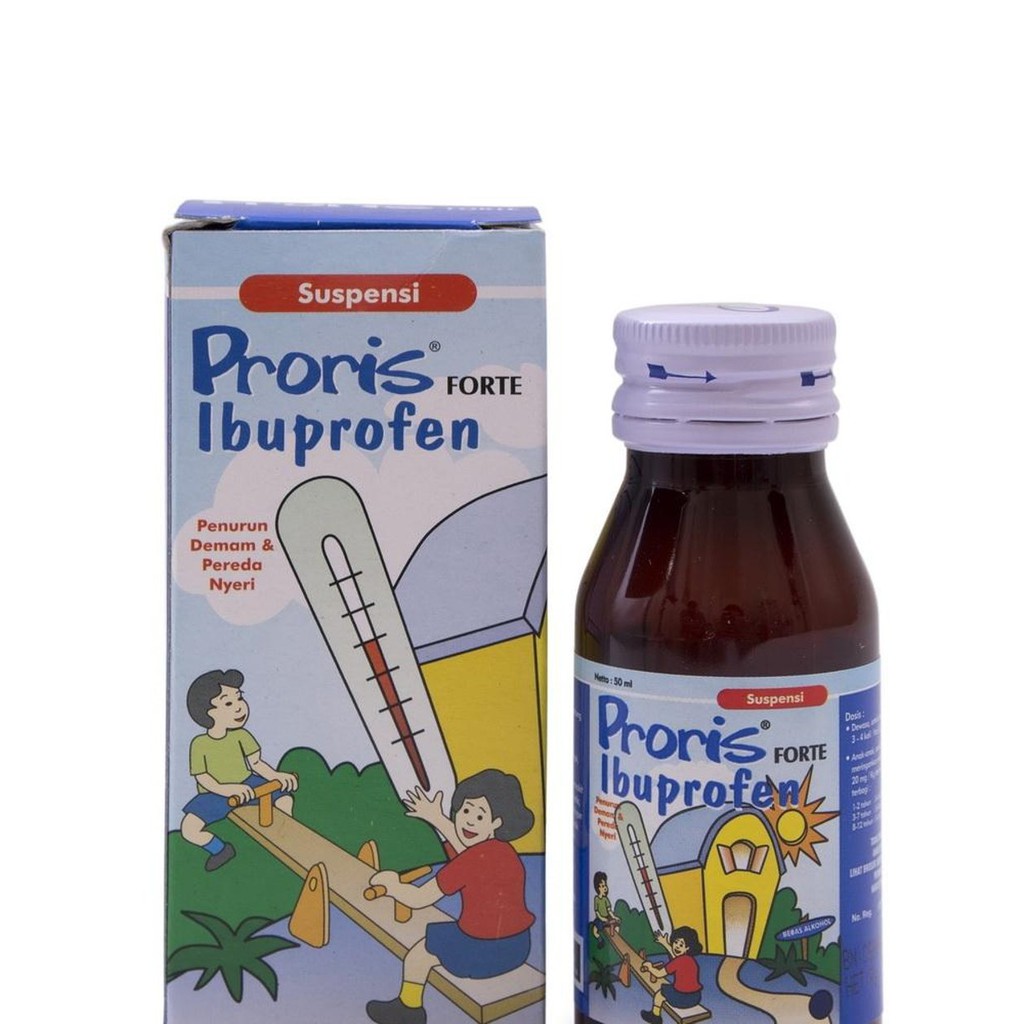PRORIS FORTE SIRUP 50 ML PHAROS / IBUPROFEN / OBAT DEMAM