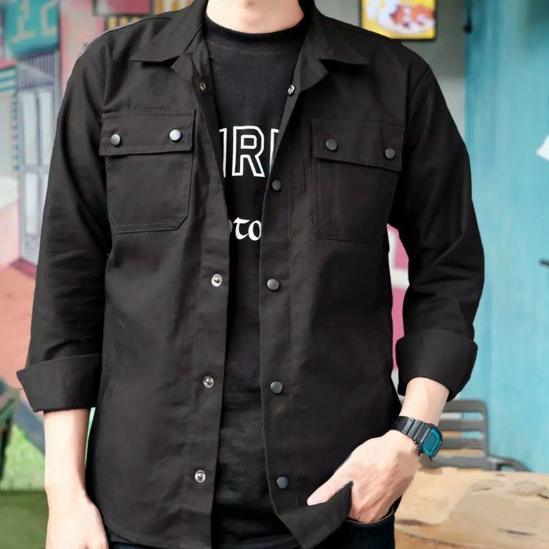 JAKET SEMI PARKA PRIA // JAKET PREMIUM Shopee Indonesia