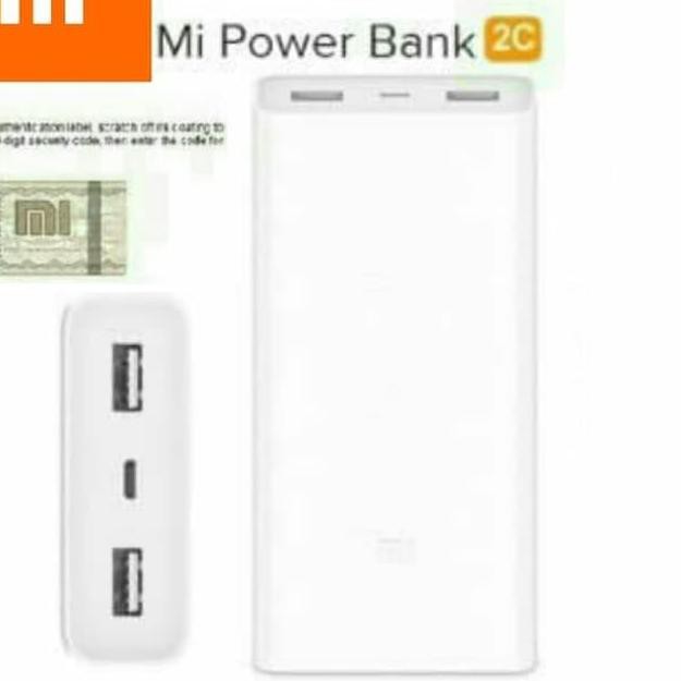 ʕ( ͡❛ ͜ʖ ͡❛)ʔ PowerBank Xiaomi Mi 2C 20000mAh PB Power Bank Mi 2 20000 mAh  | Shopee Indonesia