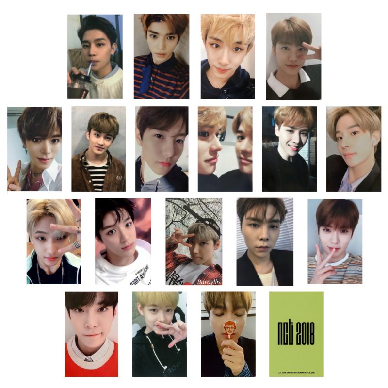 PHOTOCARD PC NCT TICKET HOLDER TIHOL 2018 NCT2018 JAEHYUN TAEYONG