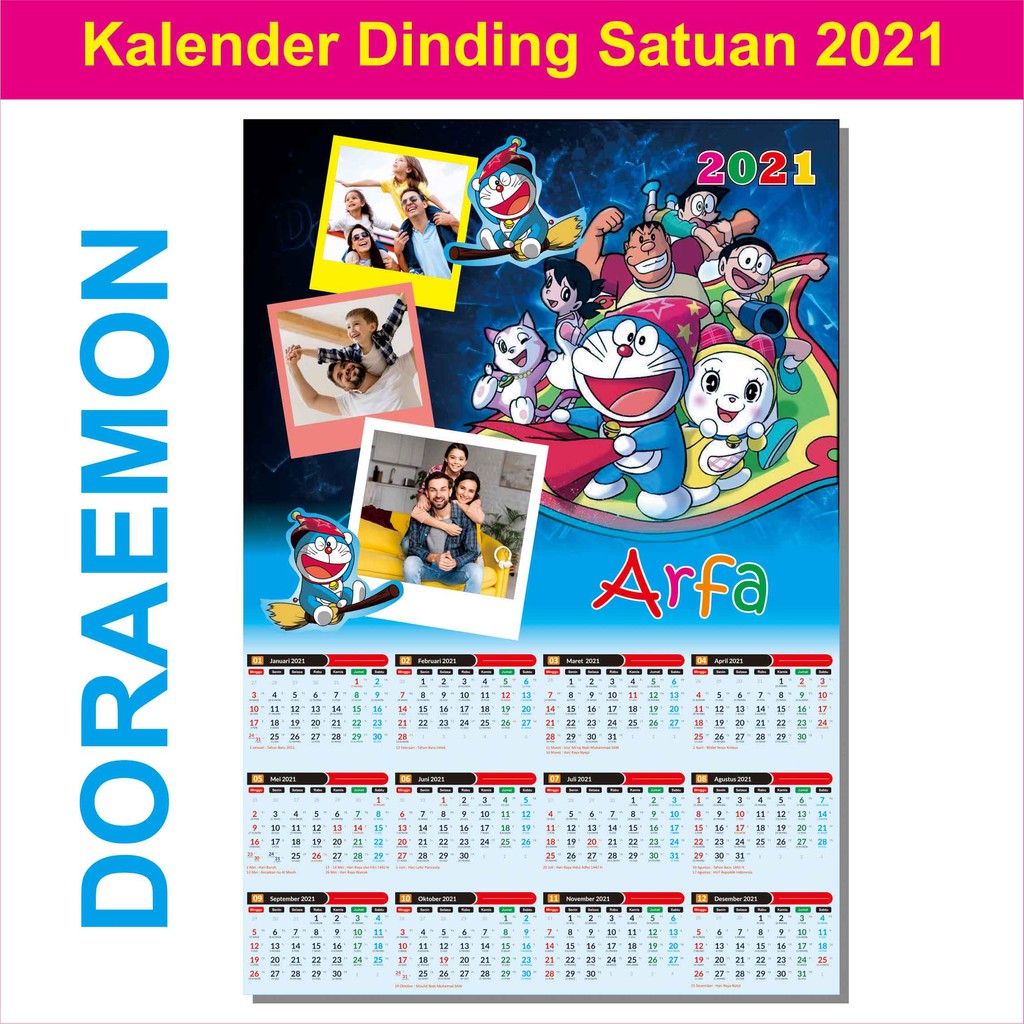 Kalender 2022 Karakter Shopee Indonesia