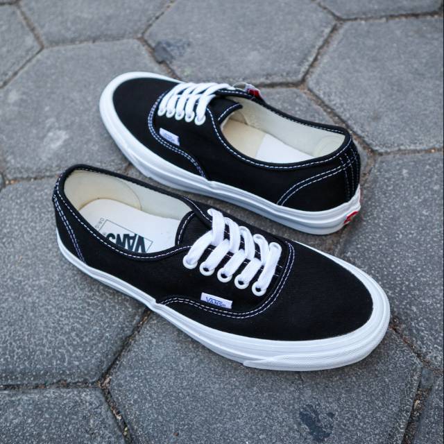 Vans Vault OG Authentic LX Black True White 2020 Original Shopee