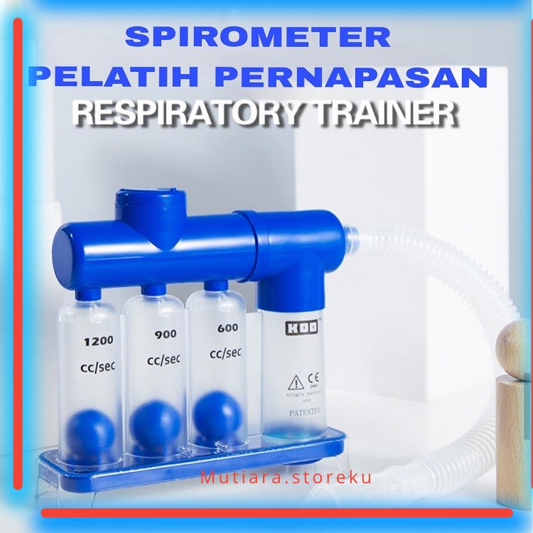 Jual Spirometer Breathing Trainer Alat Latihan Kekuatan Paru Paru(03)