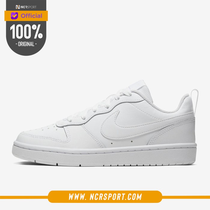 Jual Dijual Sepatu Sneakers Nike Court Borough Low 2 Gs Triple White Original Bq54 Berkualitas | Shopee Indonesia