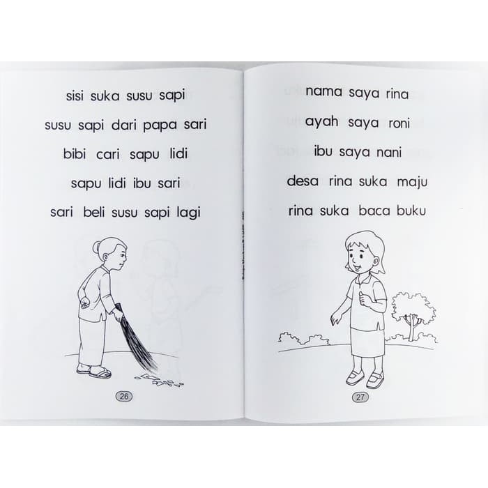 Pelajaran Membaca Untuk Anak Tk B