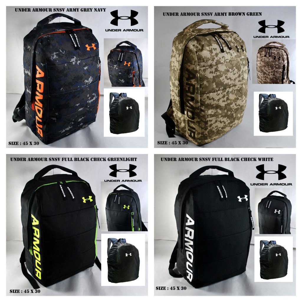 Tas Ransel Bodypack Backpack SNSV Hitam Putih Stabilo Navy Army Varian