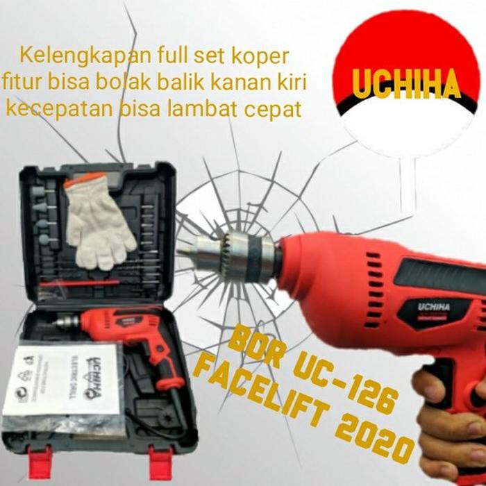 mesin bor 10mm full koper model maktec drill listrik uchiha bor tembok besi kayu uc126 Shopee