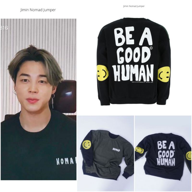 Jual Jumper KPOP Korea BTS Jimin Nomad Indonesia