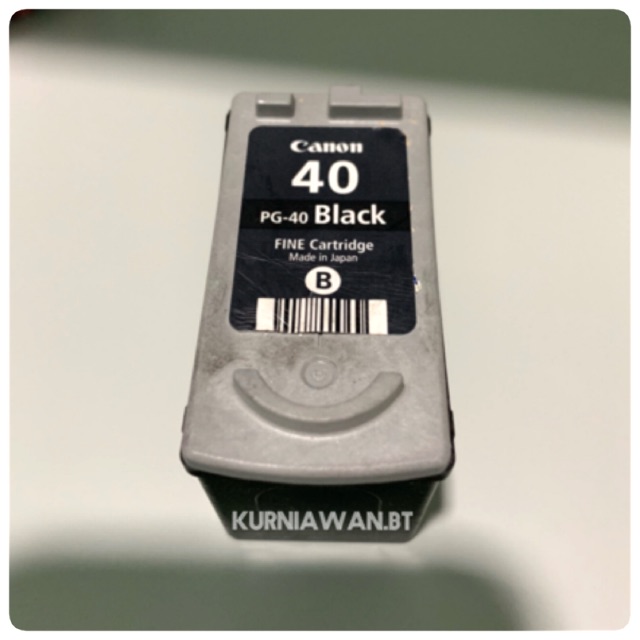 Jual Cartridge Kosong Bekas Canon 40 Black Shopee Indonesia