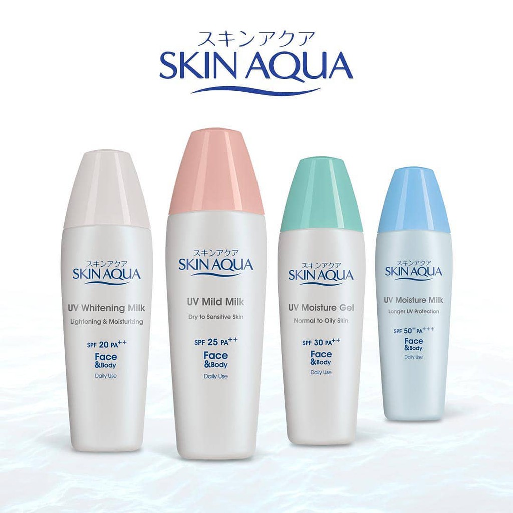 Jual SKIN AQUA UV Moisture Milk 40g Shopee Indonesia