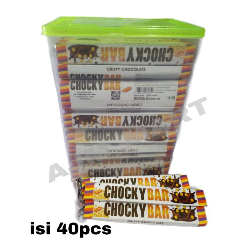 Jual Chocky Bar Crispy 14Gr Chocolate 40Pcs Toples | Shopee Indonesia